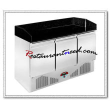 R315 3 puertas Static Cooling Pizza Prep Station